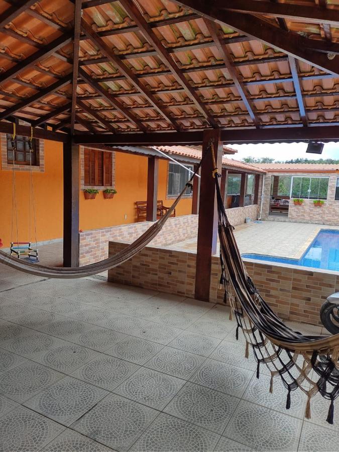 Chacara Bella Vida Com Piscina Churrasqueira Salao De Festas Fogao A Lenha Quadra آراساريغواما المظهر الخارجي الصورة