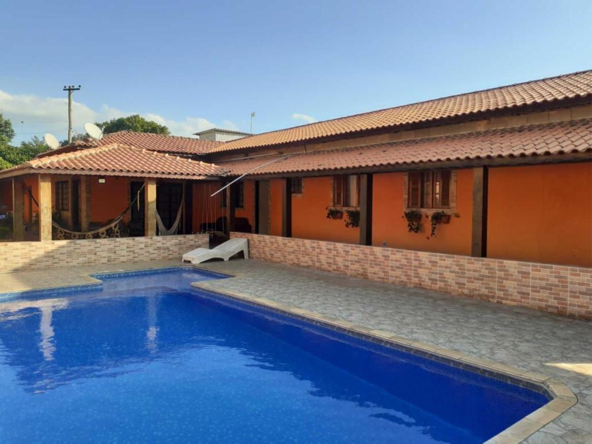 Chacara Bella Vida Com Piscina Churrasqueira Salao De Festas Fogao A Lenha Quadra آراساريغواما المظهر الخارجي الصورة